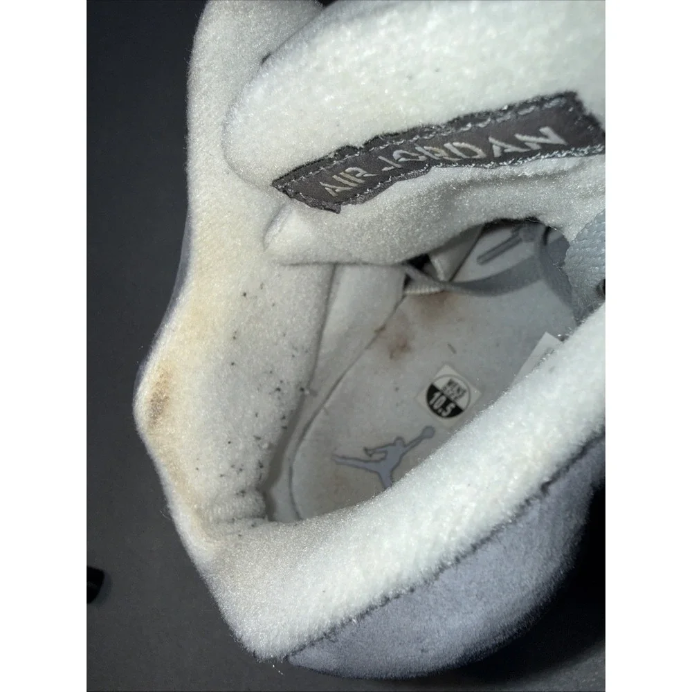 Nike Air Jordan 5 Retro Wolf Grey‎ Sneakers Size 10.5 - 136027 005
